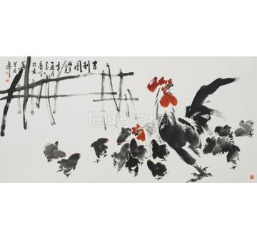 墨豪国画花鸟吉利图字画之家