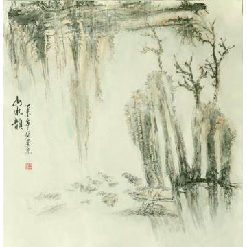 张建忠国画山水山水韵字画之家