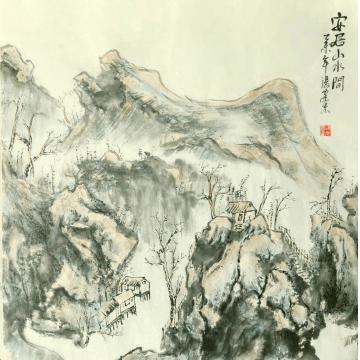 张建忠国画山水安居山水间字画之家