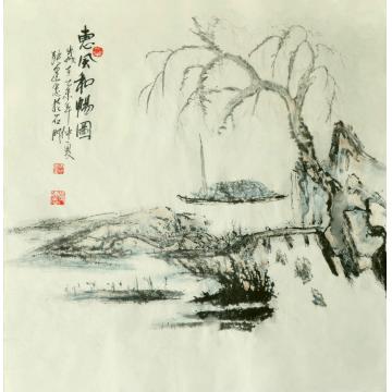 张建忠油画风景惠风和畅图字画之家