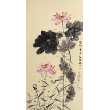 李天旭国画花鸟初浴字画之家