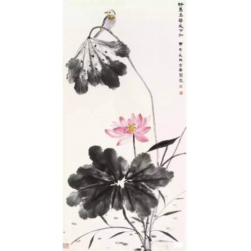 李天旭国画花鸟好鸟名花天下知字画之家