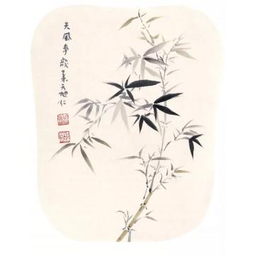 李天旭国画花鸟天风争韵字画之家