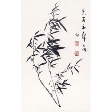 李天旭国画花鸟叶叶秋声字画之家