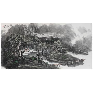 张际才油画风景乡情字画之家