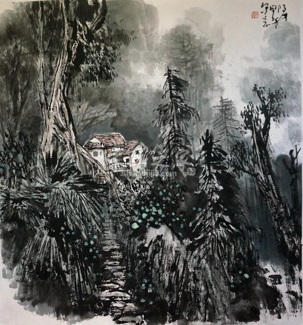 国画家张际才字画之家