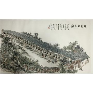 潘晓鸣油画风景阳羡古龙窑字画之家