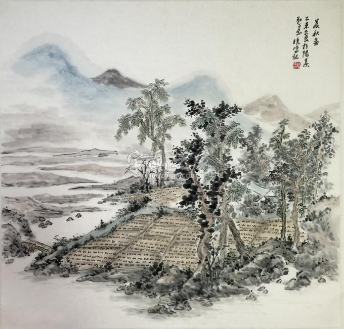 国画家潘晓鸣字画之家