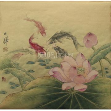 罗大华油画风景金笺小品字画之家