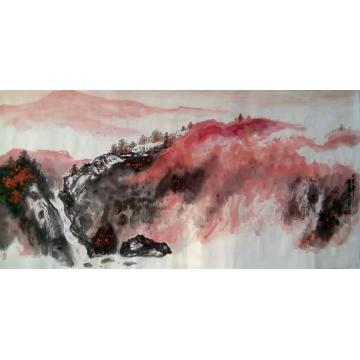雪华冬国画山水雪华冬山水画作字画之家