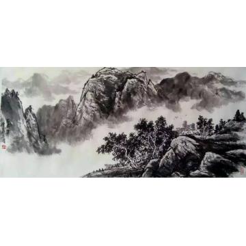 雪华冬国画山水雪华冬山水画作字画之家