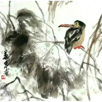 雪华冬国画花鸟雪华冬花鸟画作字画之家