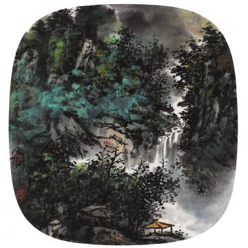 王文英国画山水家山梦忆系列之三字画之家