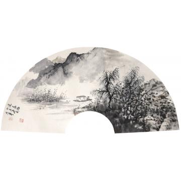 王文英国画山水逍遥游系列之六字画之家