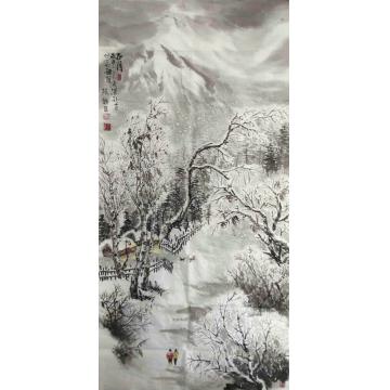 张福臣国画山水正月字画之家