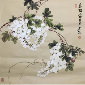 姜愿秋国画花鸟春韵字画之家