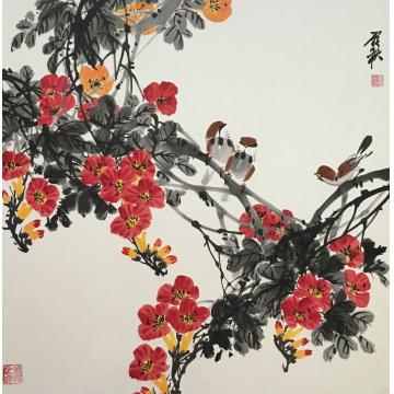 姜愿秋国画花鸟姜愿秋花鸟画作字画之家