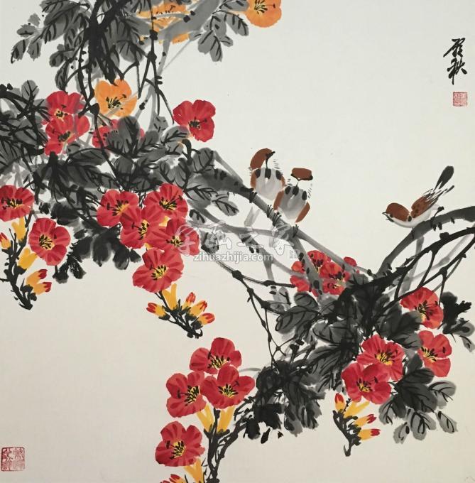 国画家姜愿秋字画之家