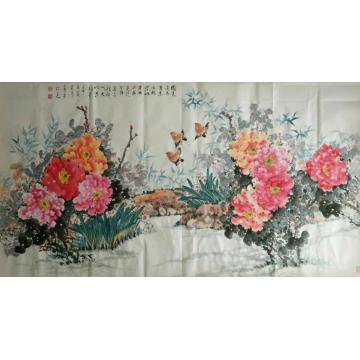 陈水平国画花鸟牡丹图字画之家