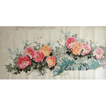 陈水平国画花鸟牡丹图字画之家