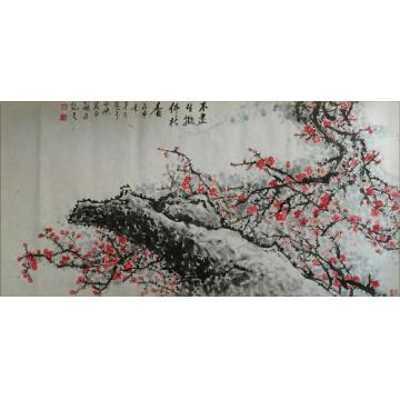 陈水平国画花鸟梅花图字画之家