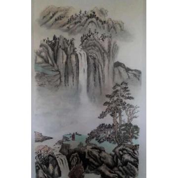 夏文周国画山水夏文周山水画作字画之家