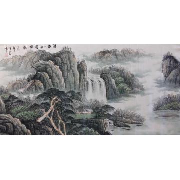 夏文周国画山水夏文周山水画作字画之家