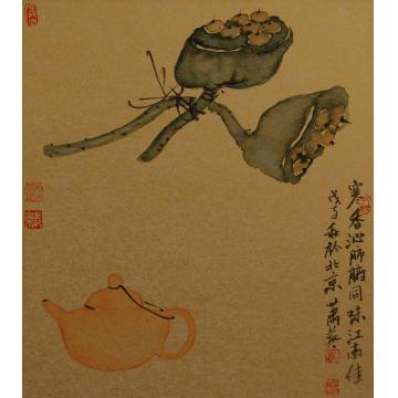 萧艺油画静物寒香沁肺腑 同味江南佳字画之家