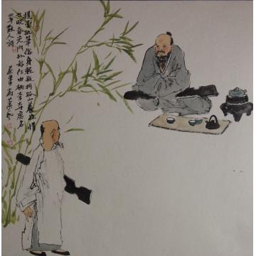 萧艺国画人物萧艺人物画作字画之家