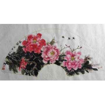 陈文赞国画花鸟盛开字画之家