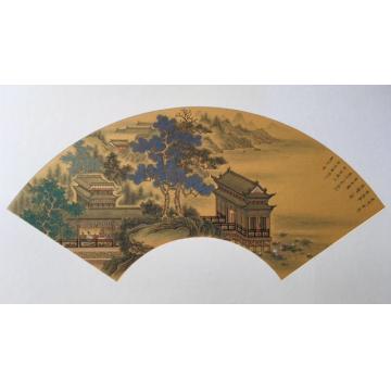 张应平油画风景江楼雅集字画之家