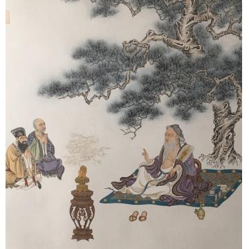 张应平国画人物维摩讲经字画之家