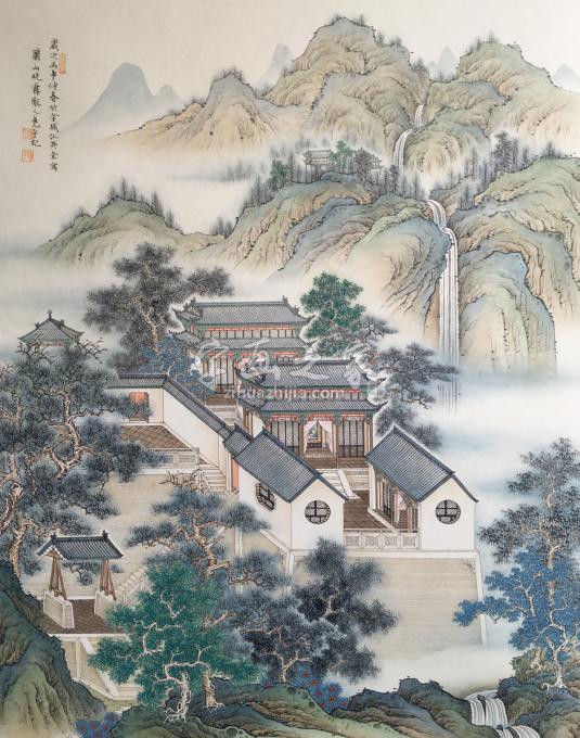 国画家张应平字画之家