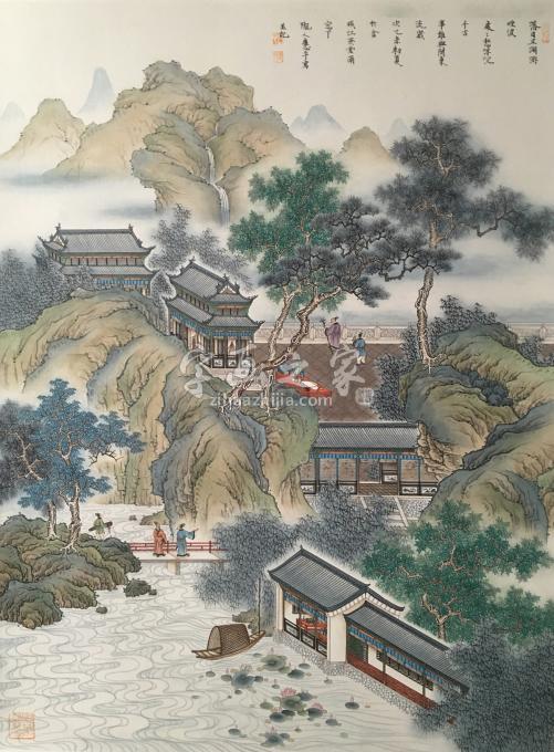 国画家张应平字画之家