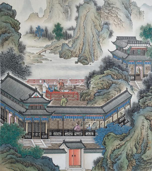 国画家张应平字画之家