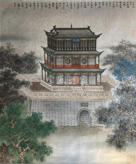 国画家张应平字画之家
