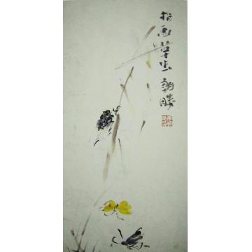 李朝胜国画花鸟指画草虫字画之家