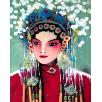 廖贵兴国画人物京戏字画之家