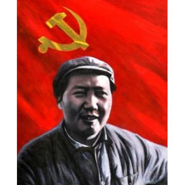 廖贵兴国画人物毛泽东在延安字画之家