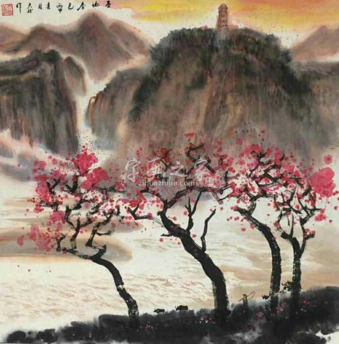 国画家何秋静字画之家