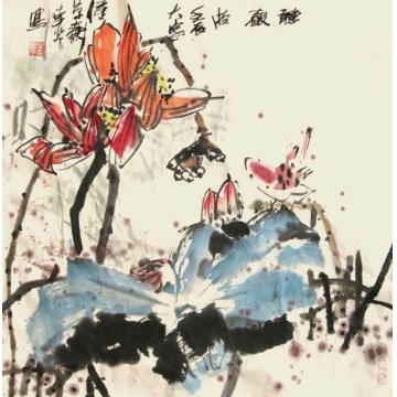 李芹国画花鸟听声字画之家