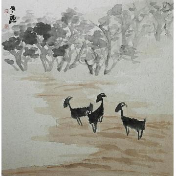 周德国画动物周德画作字画之家