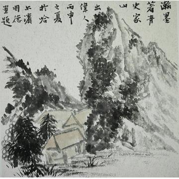 周德油画风景翰墨著青史 家山出伟人字画之家