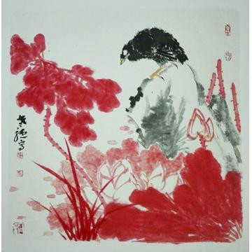 周德国画花鸟周德花鸟画作字画之家