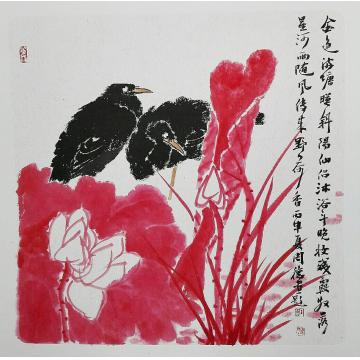 周德国画花鸟周德花鸟画作字画之家