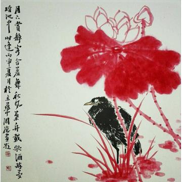 周德国画花鸟周德花鸟画作字画之家