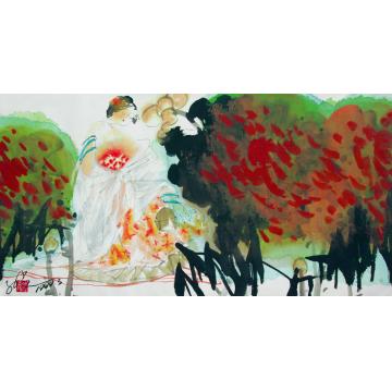 孙光国画人物孙光人物画作字画之家