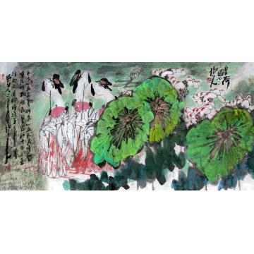 孙光国画人物孙光人物画作字画之家