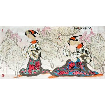 孙光国画人物梦回唐朝长安字画之家