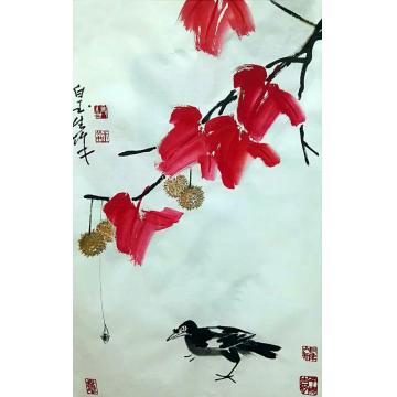白玉生国画花鸟白玉生花鸟画作字画之家